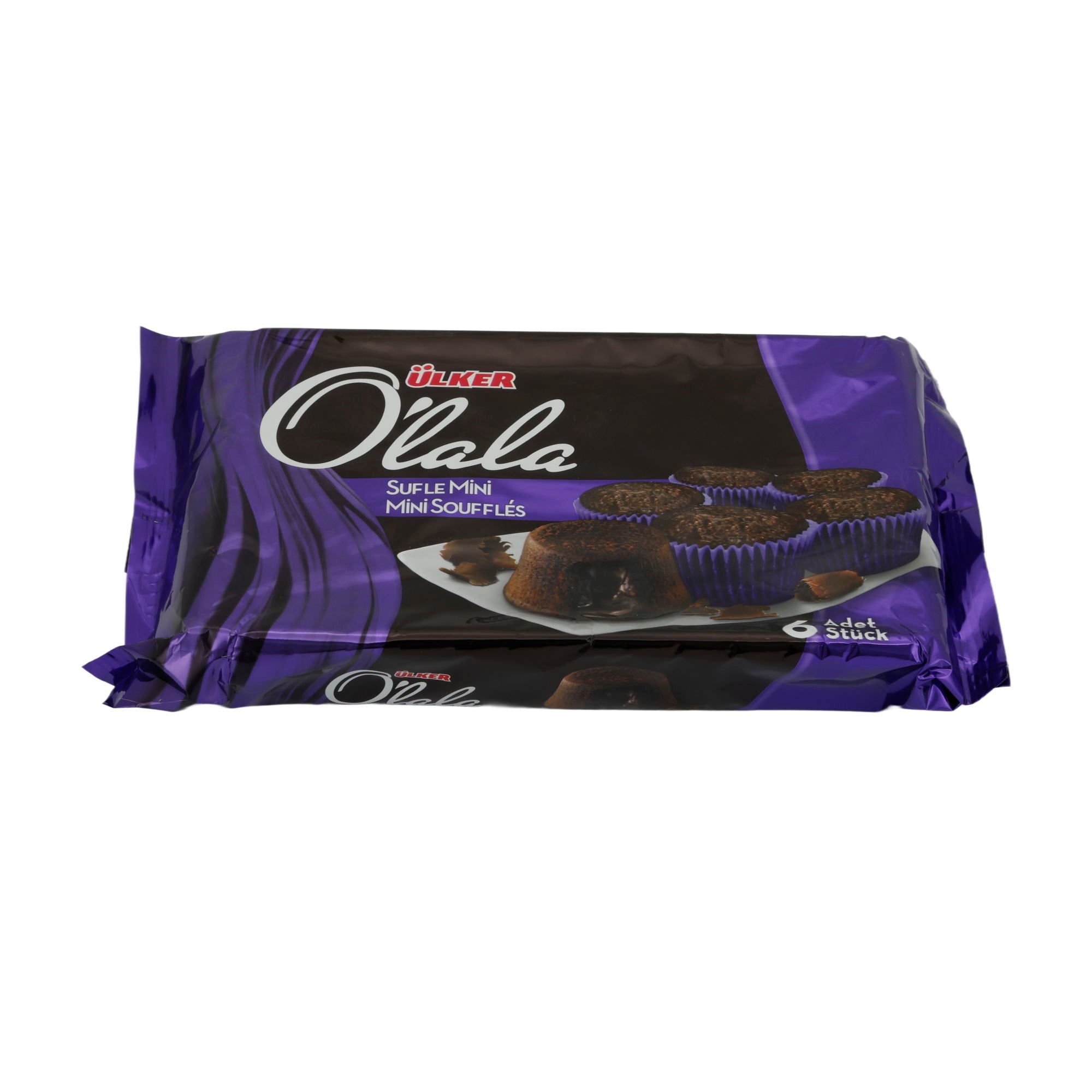 Mini Soufflés Ülker | Olala Mini Soufflés | Mit Schokoladenfüllung, 6 Stück | 162 g UELKER
